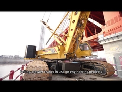 Crawler crane with versatility
