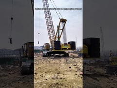 Crawler cranes work well in narrow spaces